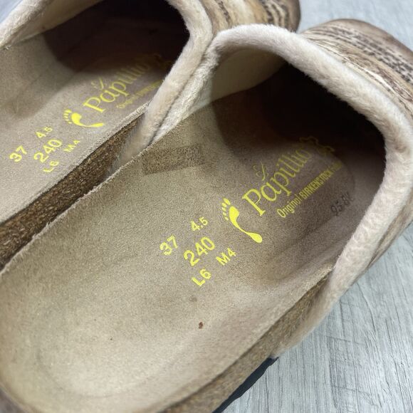 Birkenstock Papillio NEW Boston Slip On Closed Toe Felt Womens 6 Clog Sandals B - Picture 5 of 9